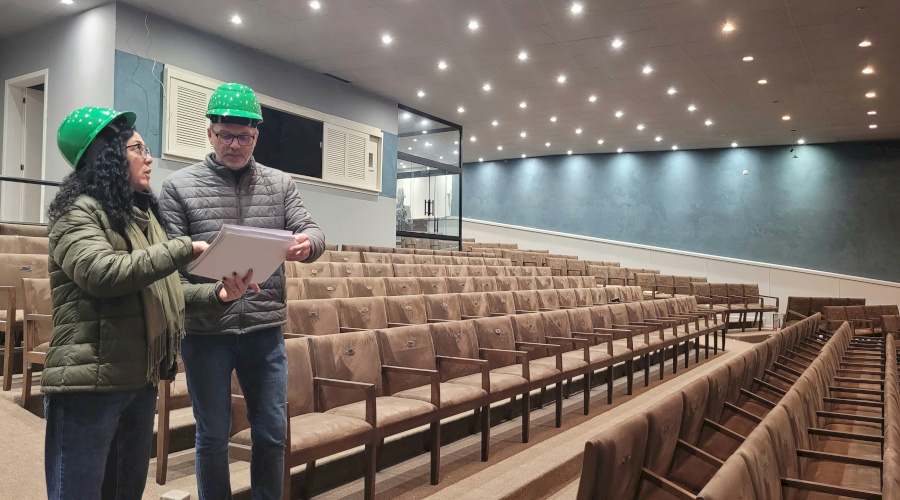 Reforma do Teatro Elisabeth Rosenfeld une sustentabilidade e acessibilidade