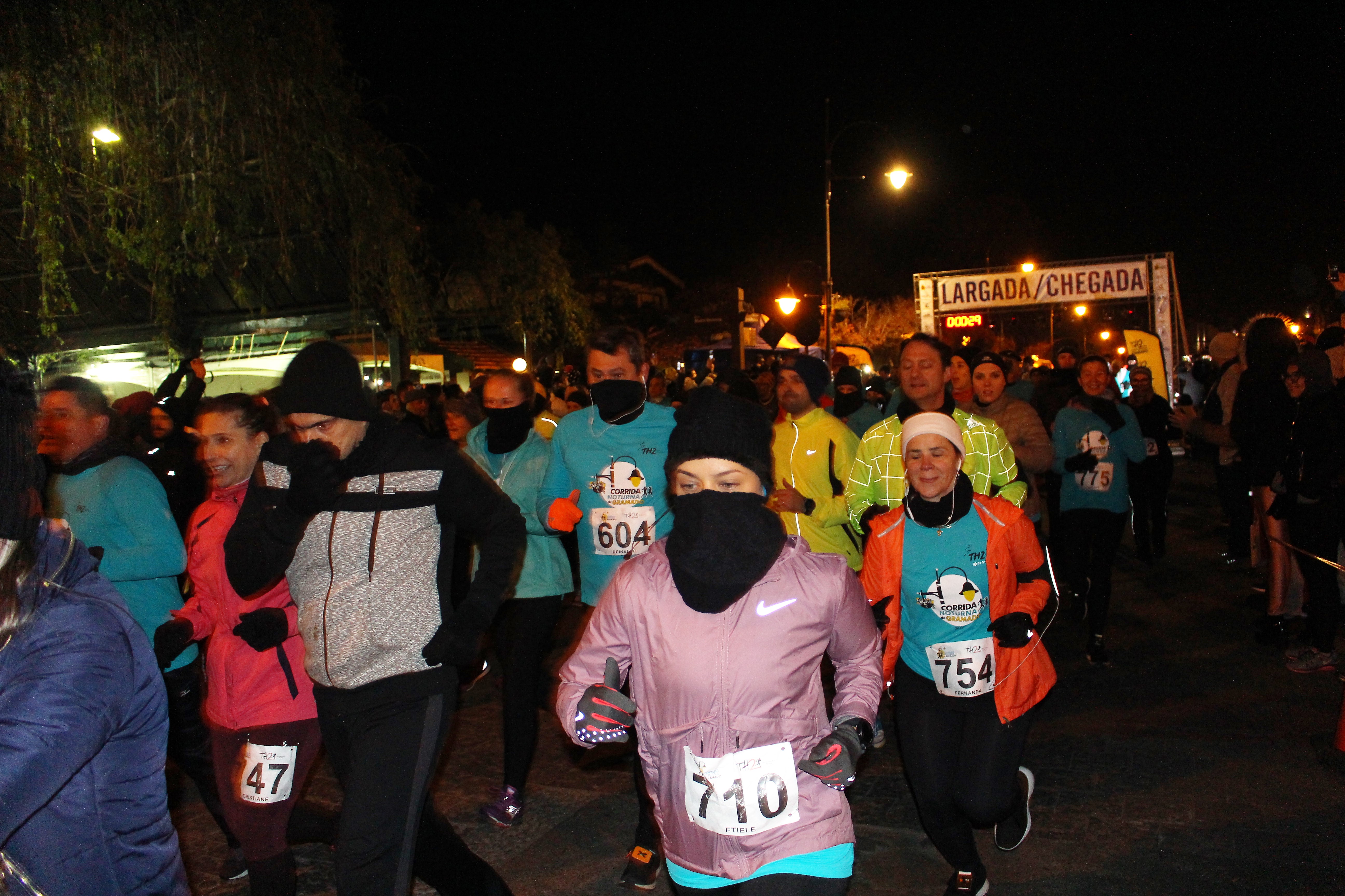 Corrida noturna atrai competidores de outros estados para Gramado