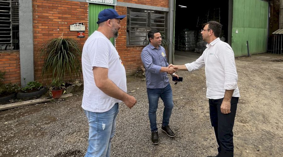 Marcelo Savi e Luciano Melo visitam empresas e reforçam pedido de apoio à campanha em Canela