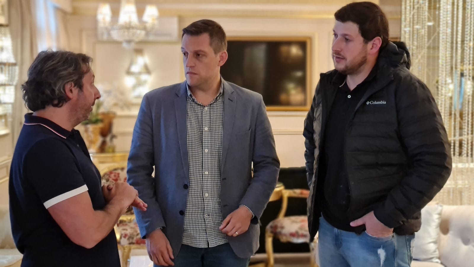 Guilherme Pasin e Sérgio Turra participaram de encontro dos Progressistas em Gramado