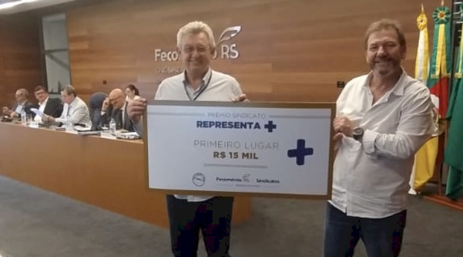 Sindilojas Região das Hortênsias é 1° colocado do Prêmio Sindicato Representa Mais