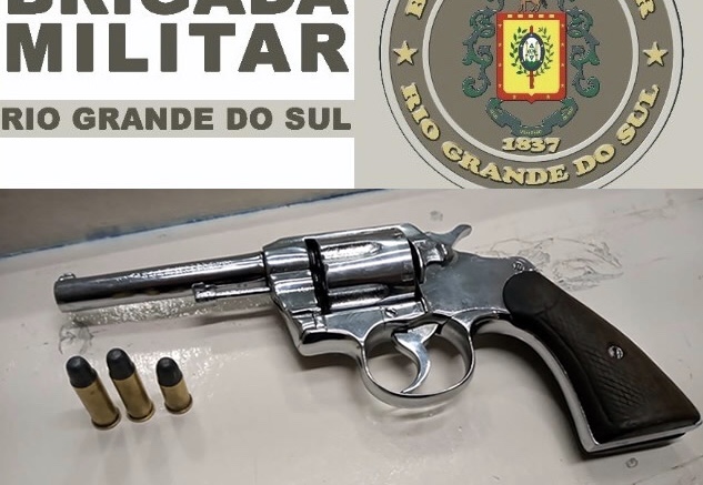 Brigada Militar de Gramado prende indivíduo por posse ilegal de arma de fogo, após ostentar arma nas redes sociais