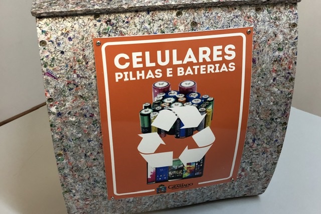 Câmara de Gramado fará recolhimento de pilhas, baterias e celulares