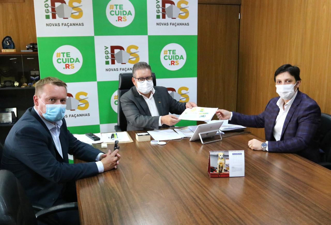Vice-prefeito e vereador de Canela pedem ajuda ao vice-governador para conter criminalidade no município
