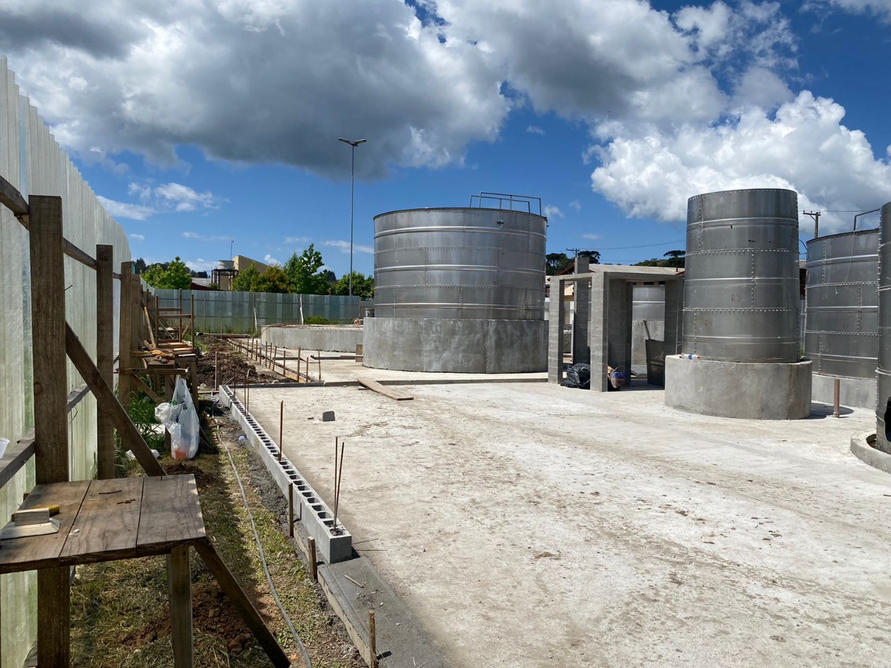 Avançam obras da Estação de Tratamento do Lago de Canela