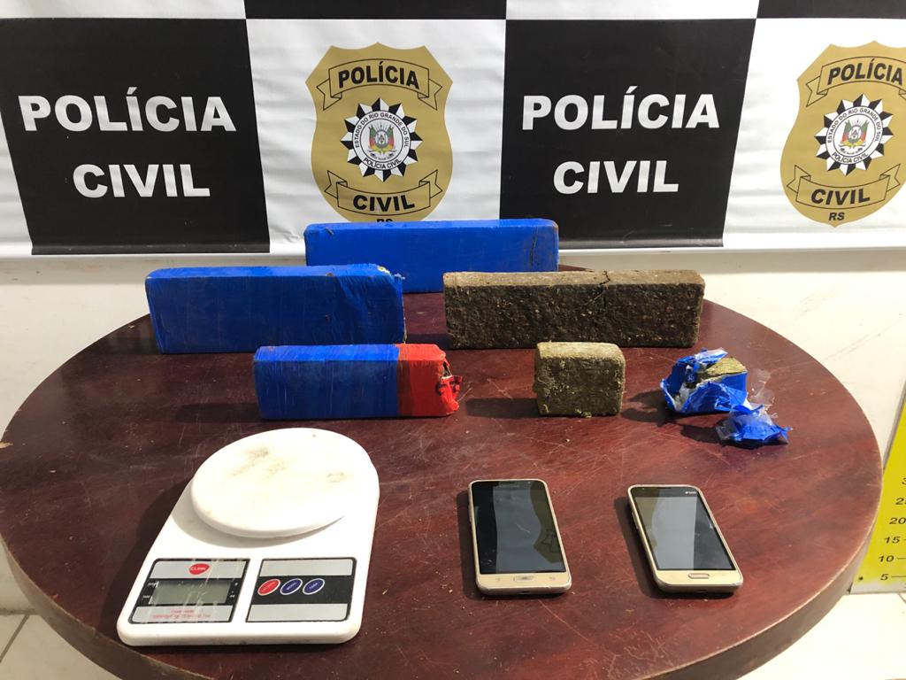 Polícia Civil de Gramado apreende relevante quantidade de droga no bairro Mazurana