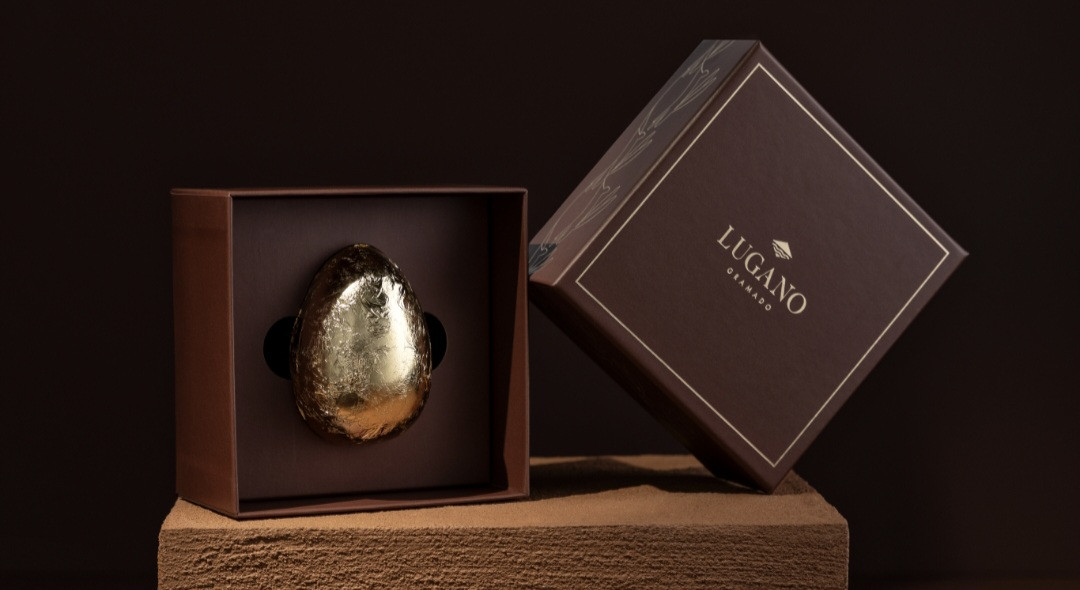 Páscoa de luxo: Chocolate Lugano lança Ovo de Ouro