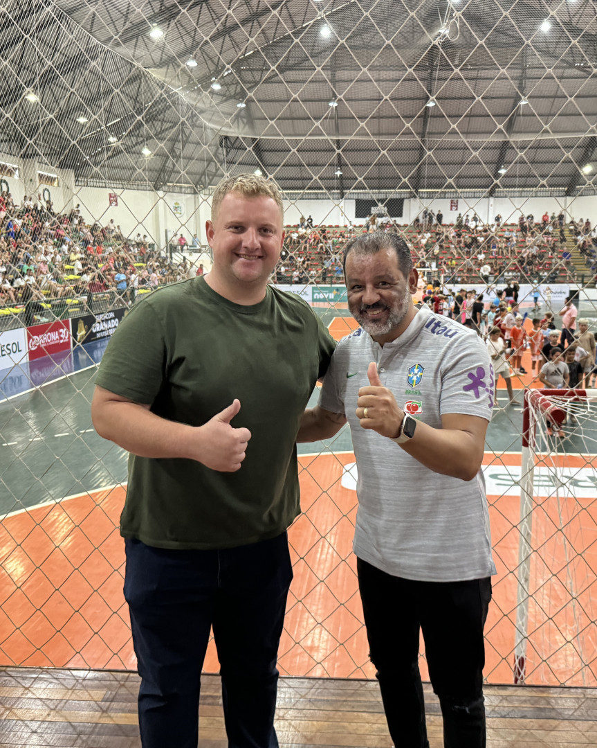 Técnico da Seleção Brasileira, Marquinhos Xavier é o homenageado da Super Copa Gramado de Futsal 2025